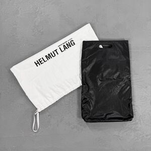 Helmut Lang 2017 "Trash Bag" in Black Lambskin Leather